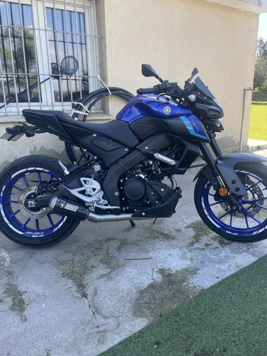 Mivv mk3 carbon para mt 125 (2020-2024) ou yzf 125 r (2019-2024)
