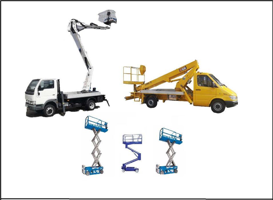 Zwyżka Wojkowice Wynajem zwyżki podnośnik koszowy zwyżek koszowego