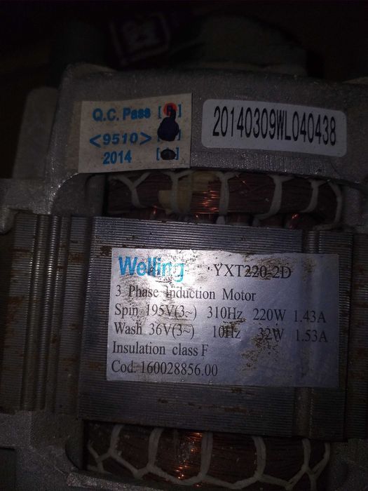 Motor máquina indesit