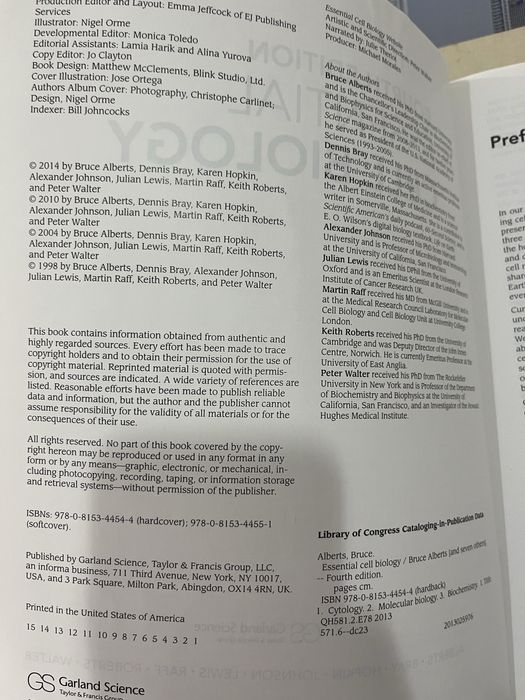 Essential Cell Biology Fourth Edition