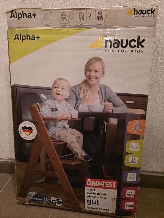 Krzesełko drewniane Hauck