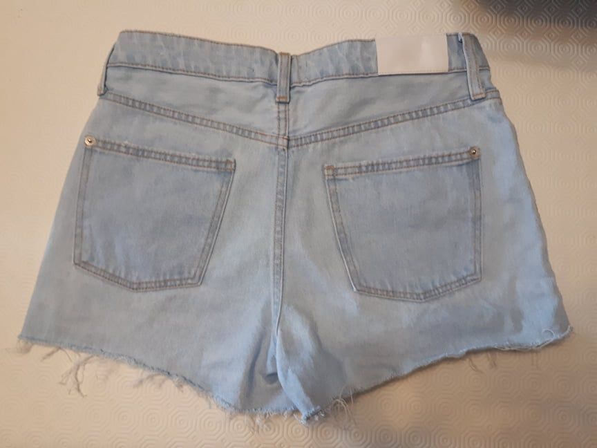 Calções ganga Mango