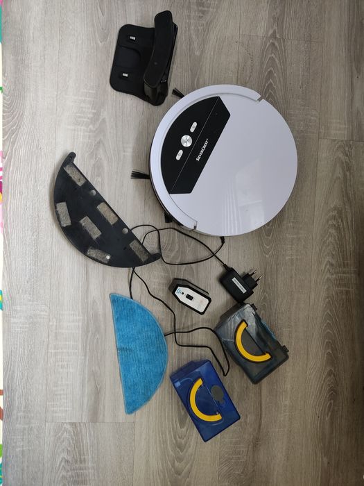 Odkurzacz silver robot 2w1 odkurzanie mopowanie