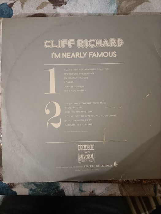 Disco vinil Cliff Richard