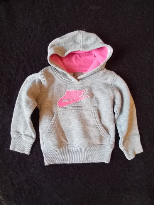 Bluza Nike 2 lata szara różowy