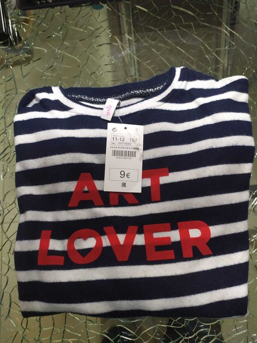 camisola criança 11/12 anos lefties nova