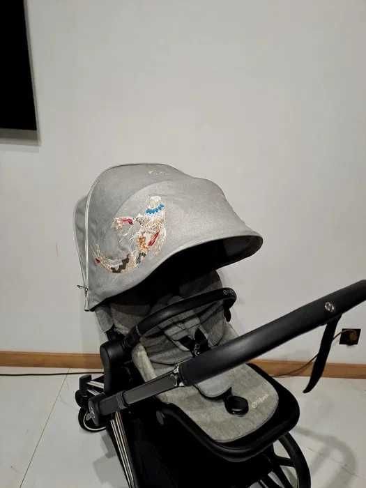 Cybex priam 4.0 Fotelik cybex cloud z Rozkladany b.dobry stan Nowy koszyk