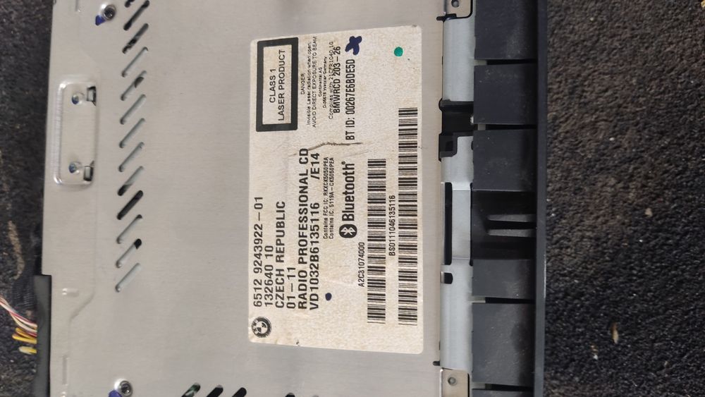 Radio odtwarzacz MP3 bluetooth BMW professional e87 e81