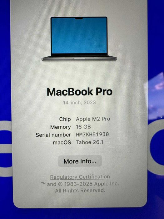 MacBook Pro 14' M2 16GB 512GB (2023)
