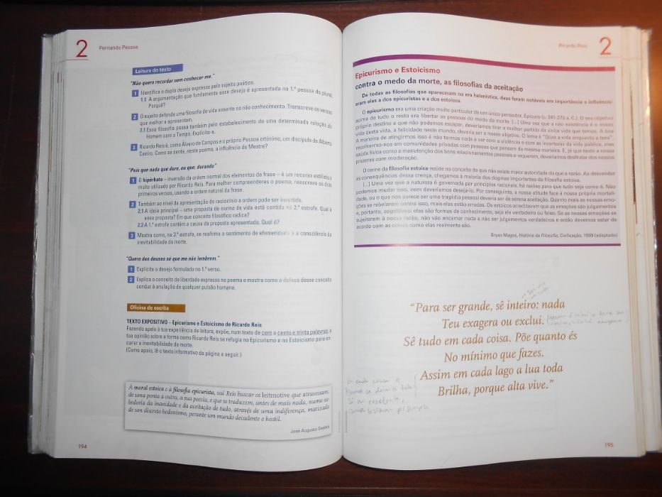 Livro Português Plural 11 (ou 12) + Caderno Atividades (ver descrição)