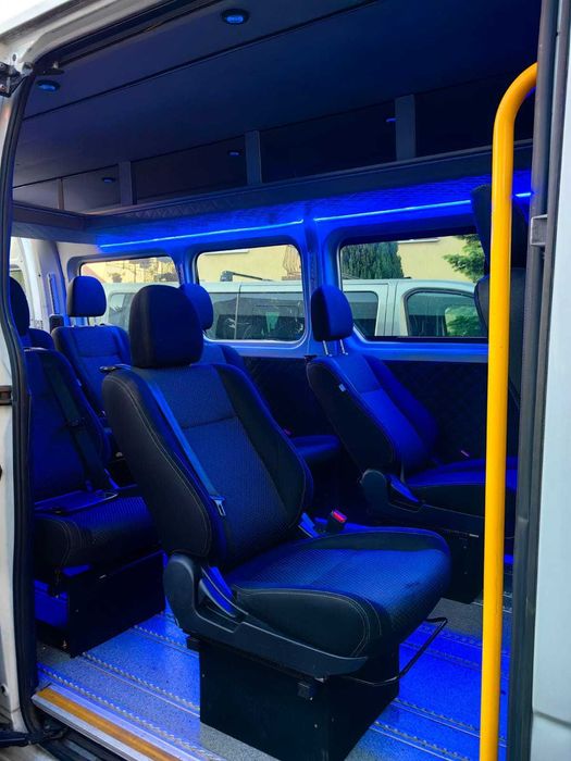 Wynajem busa, bus 9 osobowy VIp, long, regulowane fotele