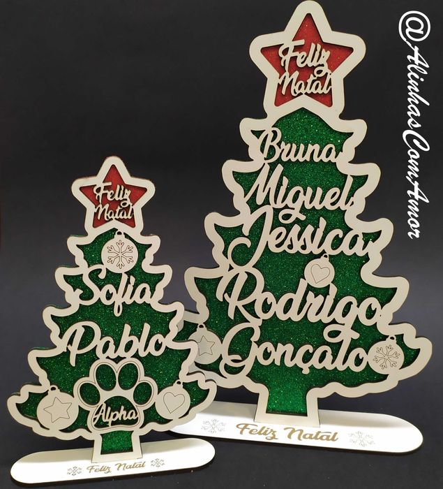 Arvores de Natal em Mdf