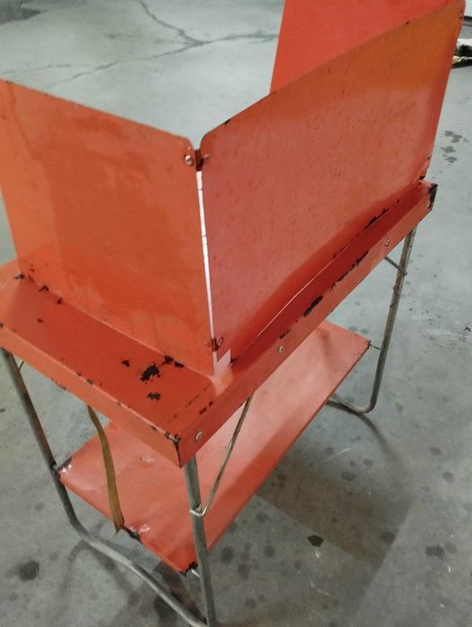 Cozinha campismo, Tenda familiar, Mesa fogão, Oleado