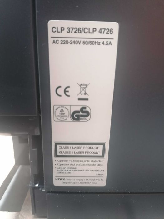 Impressora Triumph Adler CLP 3726/4726