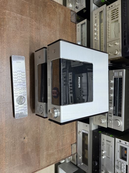 ‼️Lampowa wieża stereo Philips MCD908/12, z pilotem, Audio Room