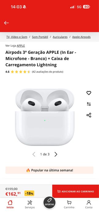 Air pods 3 geracao