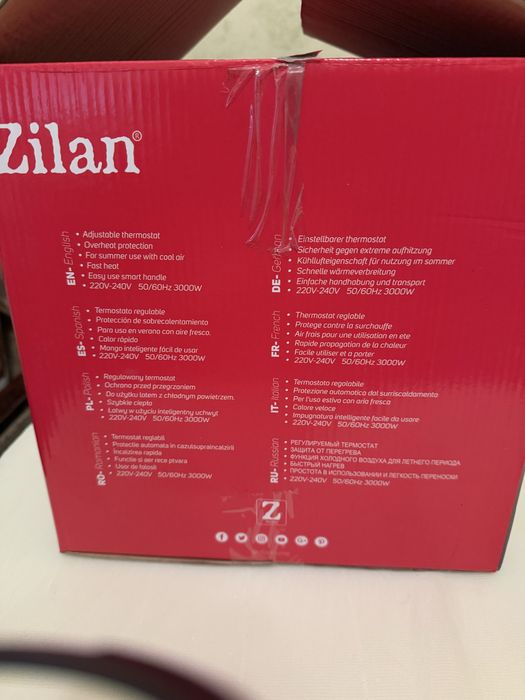 Продам тепловентилятор zilan zln5558 3000W