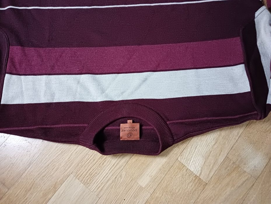 Jak nowy wełniany sweter męski L/XL wełna merynos pulower wool merino