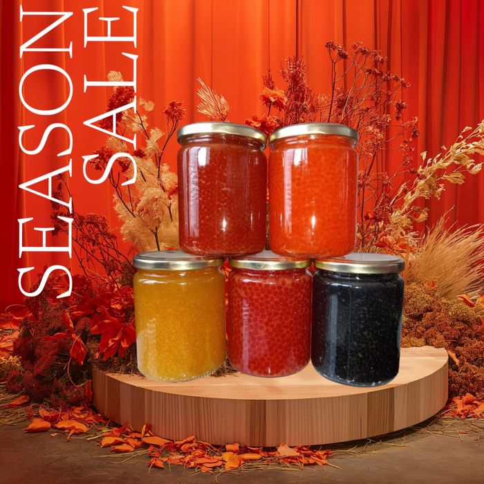 Ікра від виробника червона, чорна