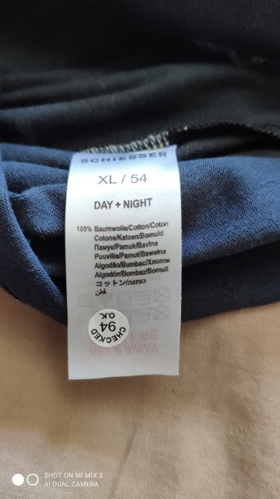 Schiesser granatowa piżama męska rozm XL 54