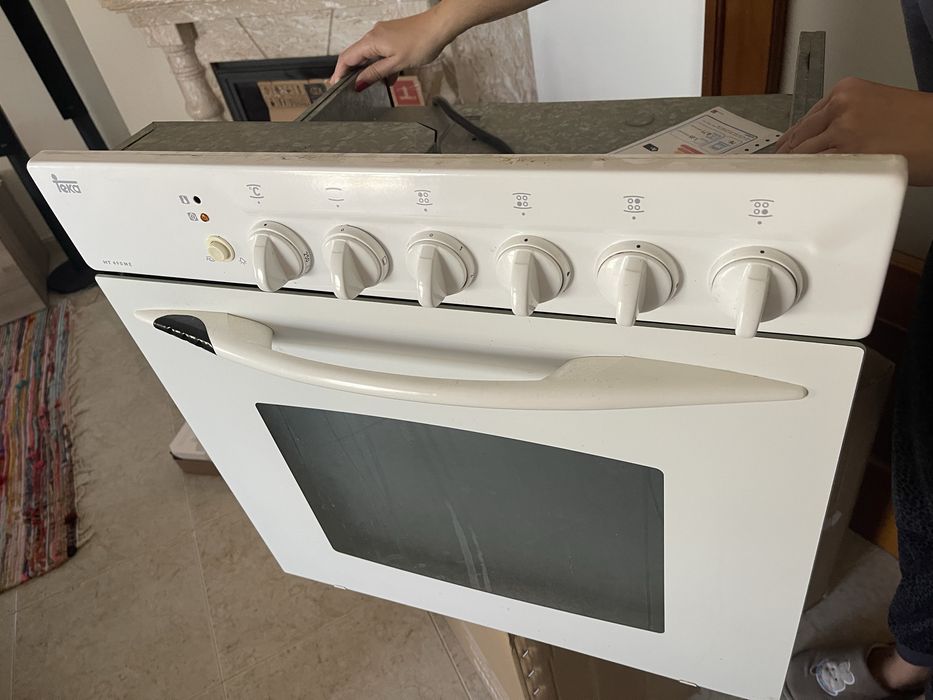Forno e placa gas natural teka