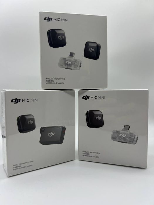 Запаковані DJI Mic Mini 1 TX + 1 RX typec, Lightning