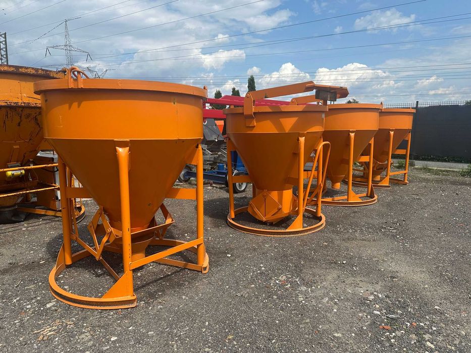 Zbiornik pojemnik dźwigowy betonu Niemiecki HMT 1000L Centralny Nr47