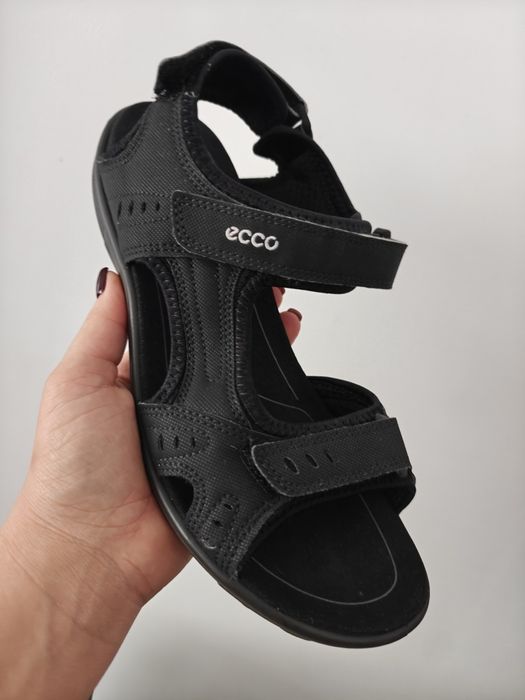 Ecco sandały damskie czarne modne wygodne 40