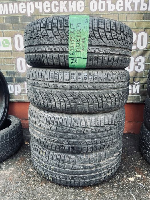 235 55 17 nokian зима комплект 4 штуки протектор 90%