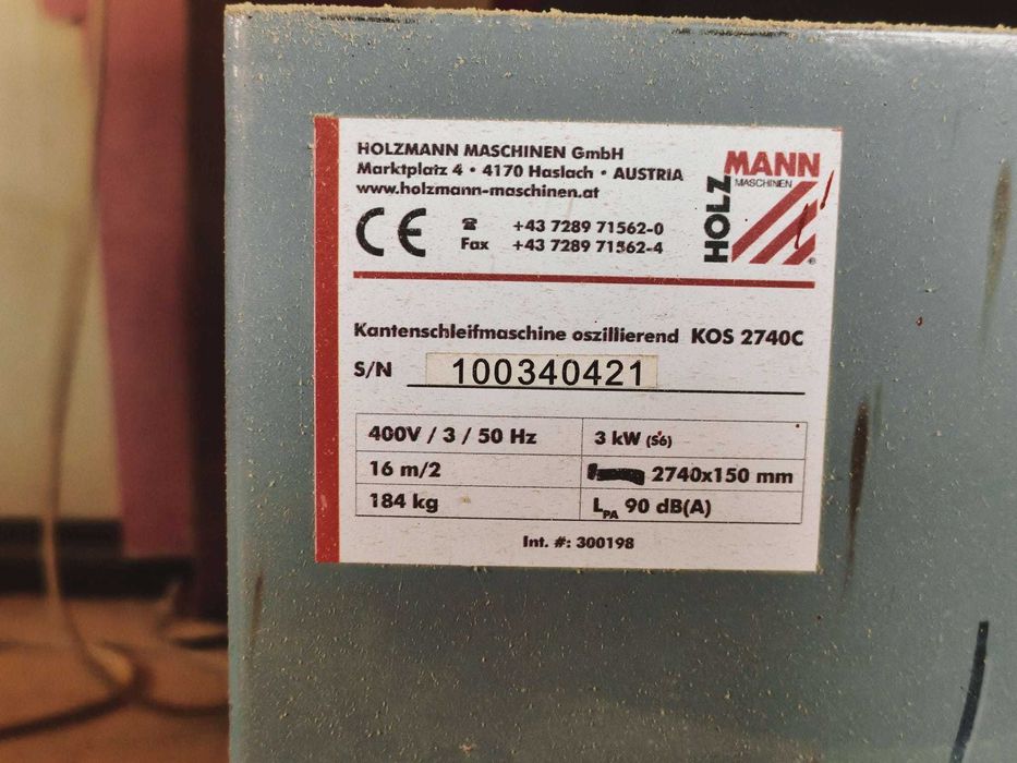 Szlifierka krawędziowa Holzmann KOS 2740C