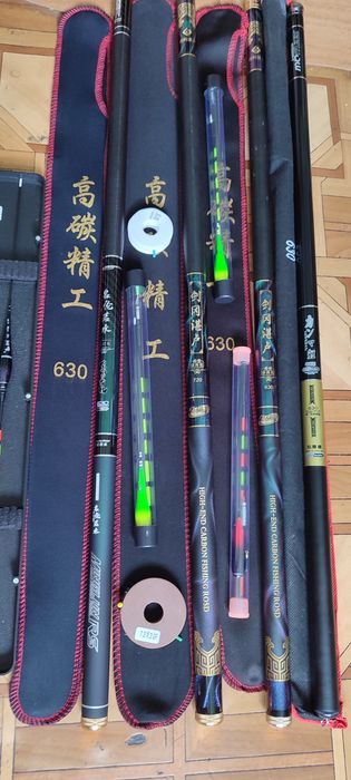 Удилище удочка маховая с LED поплавком херабуна +оснастка