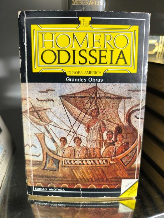 Livro “Odisseia” – Homero (Europa-América, edição anotada)
