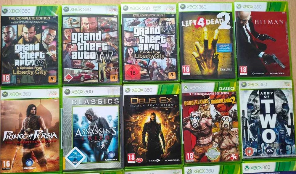Дискі ігри Xbox 360 LTтешкі розпродаж