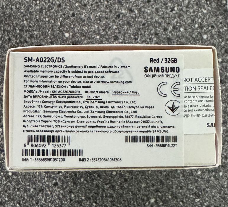 Смартфон Samsung A02