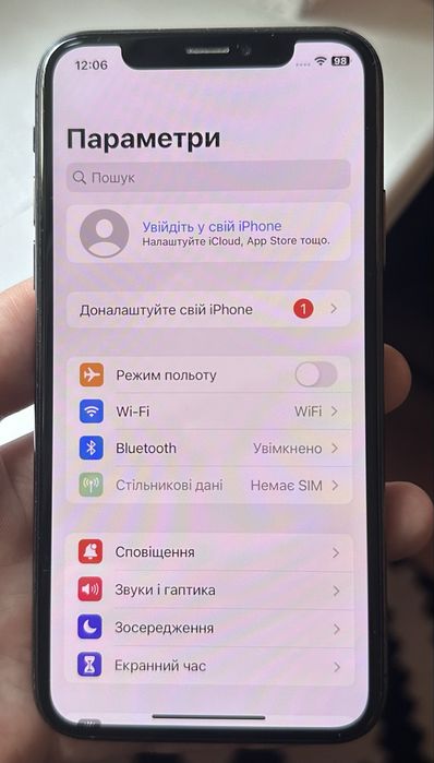 Iphone X 256gb black