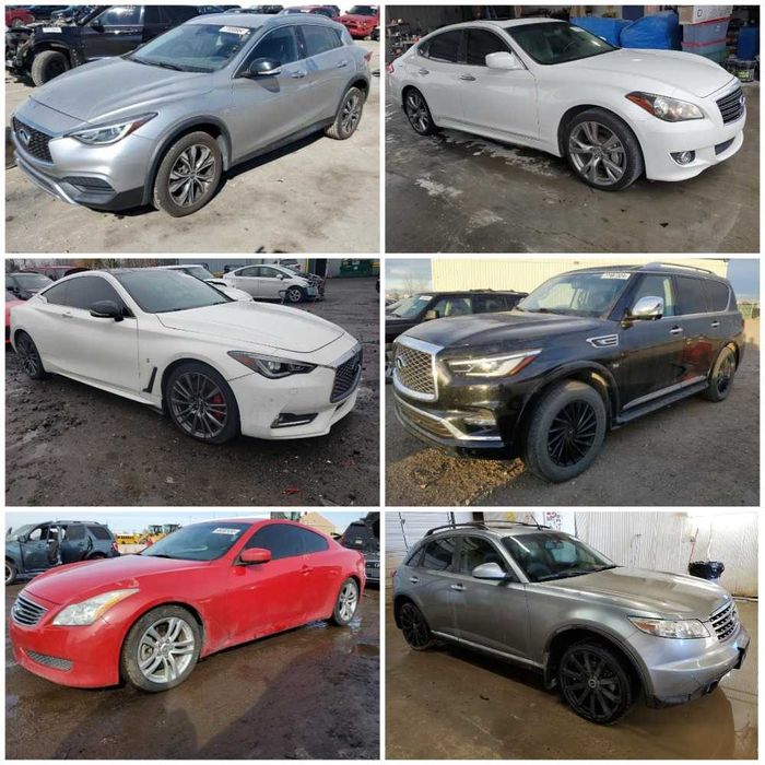 Запчасти Infiniti FX EX JX M G25/35/37/45 QX Q30/50/60/70/80 двигатель