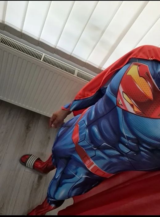 Fato Man of Steel Super Homem Cosplay
