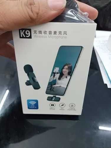 ПЕТЛИЧКА ДЛЯ АЙФОНА / Айпада, Беспроводной Микрофон K9 с ШУМОДАВОМ!