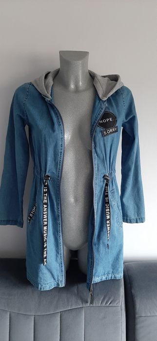 Kurtka bluza płaszcz jeans 140 cm Reserved