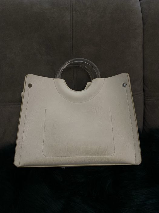 Сумка шопер білого кольору