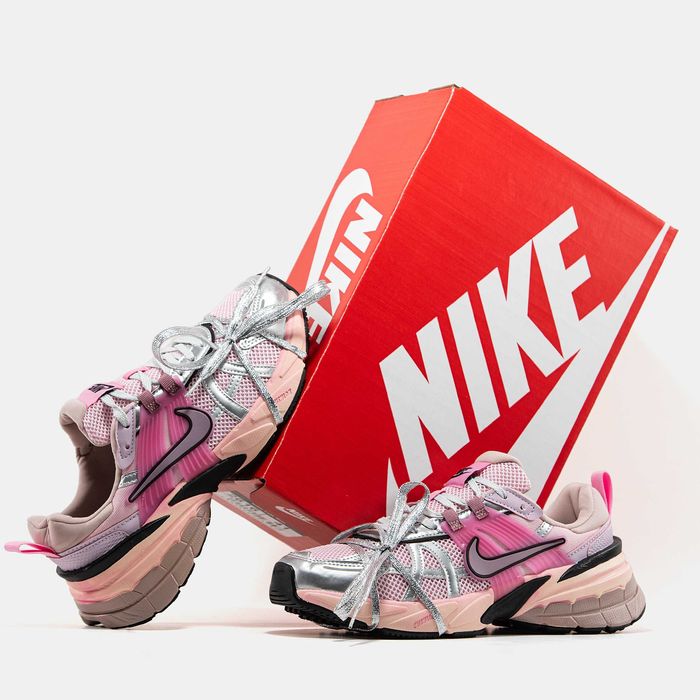 Кросівки Nike V2K Runtekk Silver/Pink (Luxe)