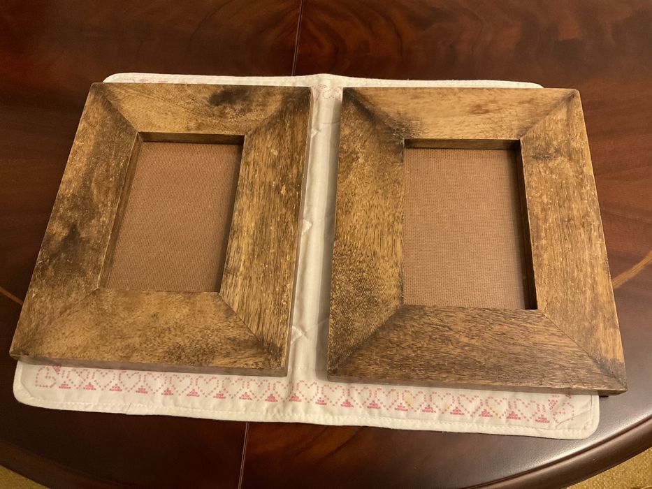 Two wooden frames in good condition.64551407389699120