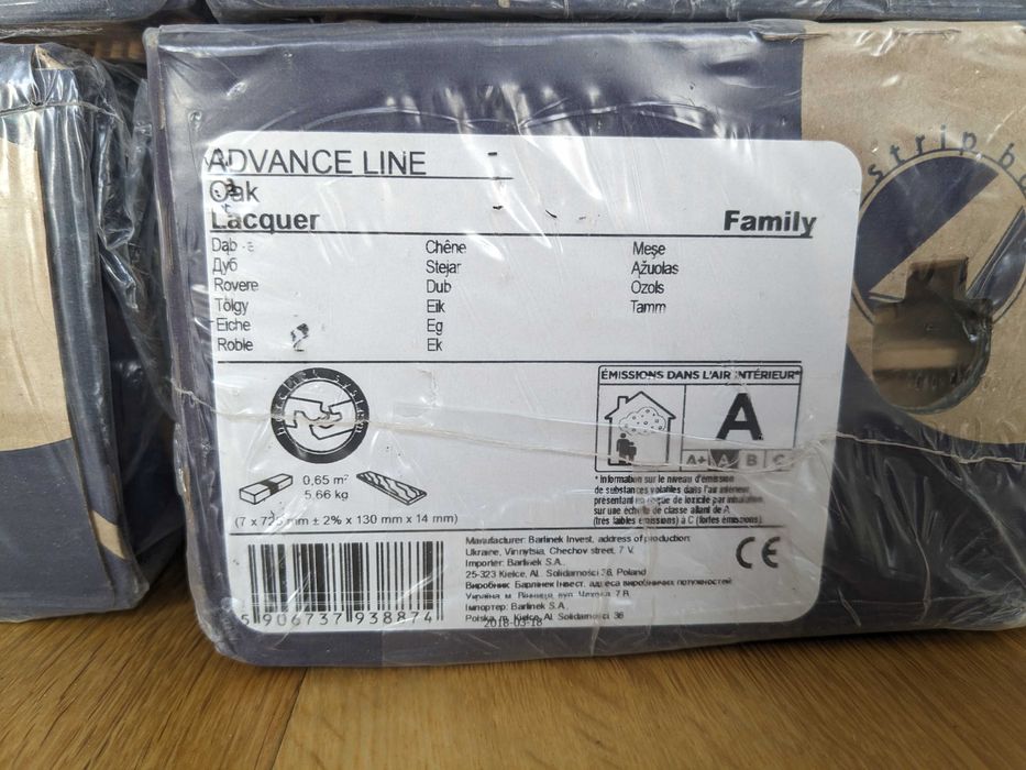Deska trójwarstwowa Dąb Advance Barlinek - 6 paczek