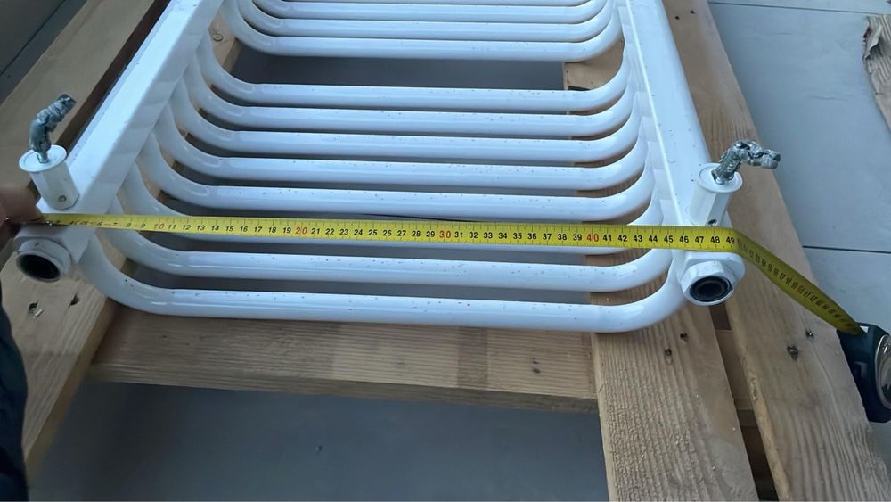 Nowy grzejnik drabinkowy łazienkowy instal pojekt typ standard 117x50