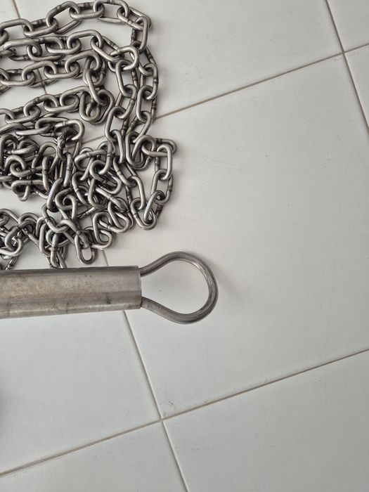 Fateixa ancora com cabo de 11 metros inox