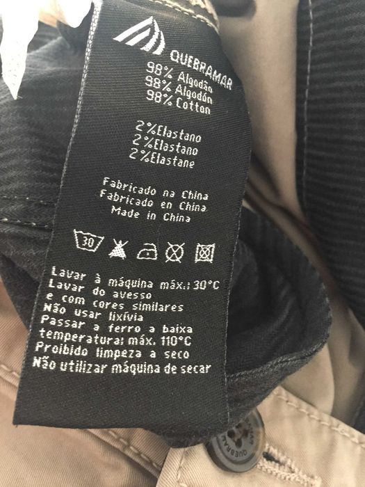 Lote 2 calças chino Quebramar