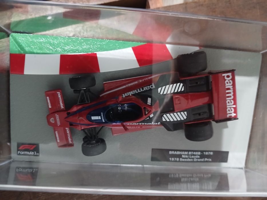 Colecção de miniaturas de carros de F1