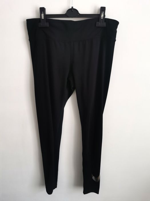 Nike legginsy sportowe damskie logowane długie M