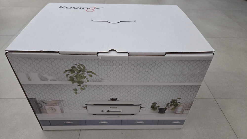 Grill elektryczny Kuvings ,multigrill,kremowy  NOWY