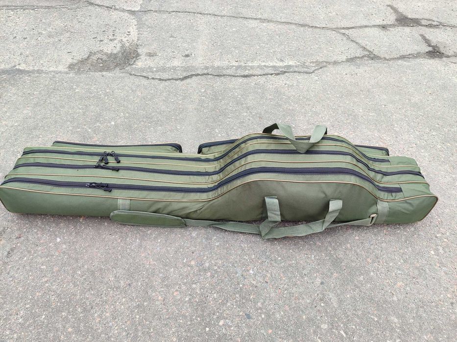Чехол для удилищ 135/150 см 3 отд. карповый рыболовный фидерный чохол